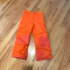 Columbia Orange Snow Pants